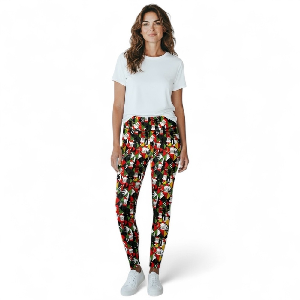 LuLaRoe Women’s Size TC2 Santa Claus Christmas Leggings Pants